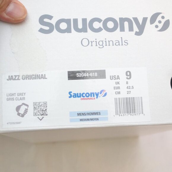 Saucony Men's Jazz Original Sneakers Size 9 Brand new in Box - Picture 10 of 10